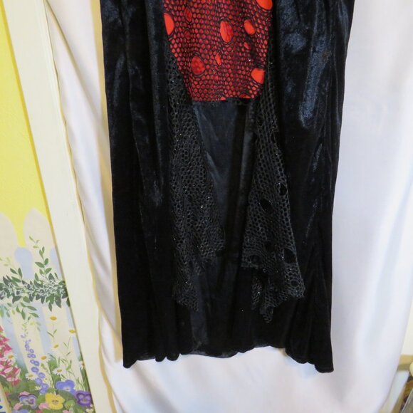 Scarlet vampire adult full figure costume (2)piece top and skirt ladies size - Picture 5 of 15